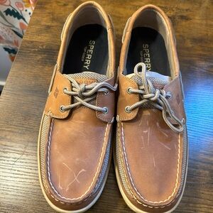 Sperry Men’s Tarpon Boat Shoe Tan Top Sider Size 13M